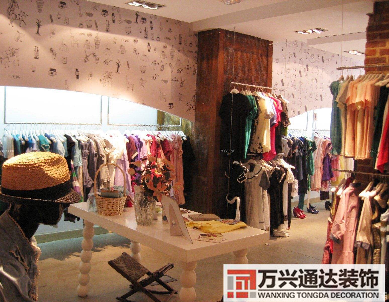 服裝店歐式裝修效果圖歐式復古服裝店裝修效果圖大全